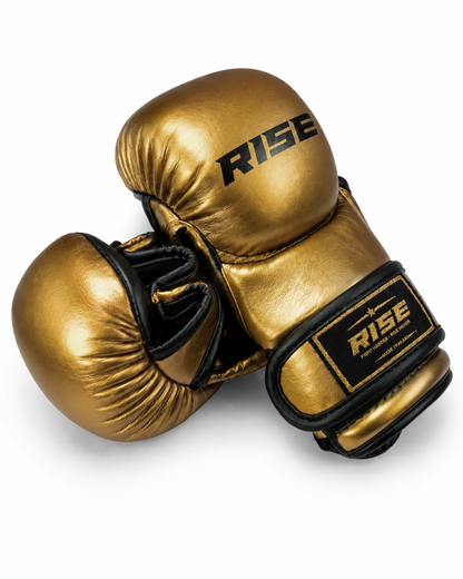RISE MMA SPARRING GLOVES (GOLD)