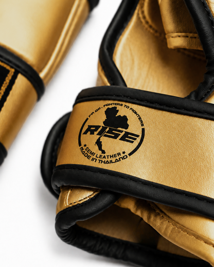 RISE MMA SPARRING GLOVES (GOLD)