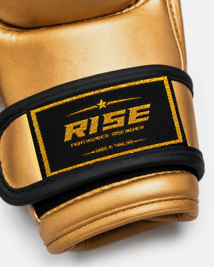 RISE MMA SPARRING GLOVES (GOLD)