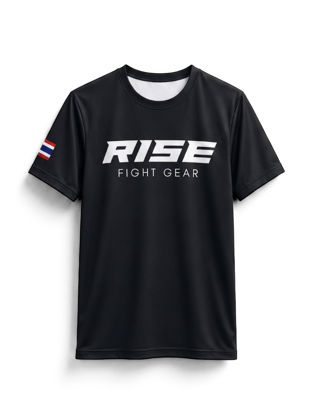 RISE NEVER GIVE UP T-SHIRT (BLACK)