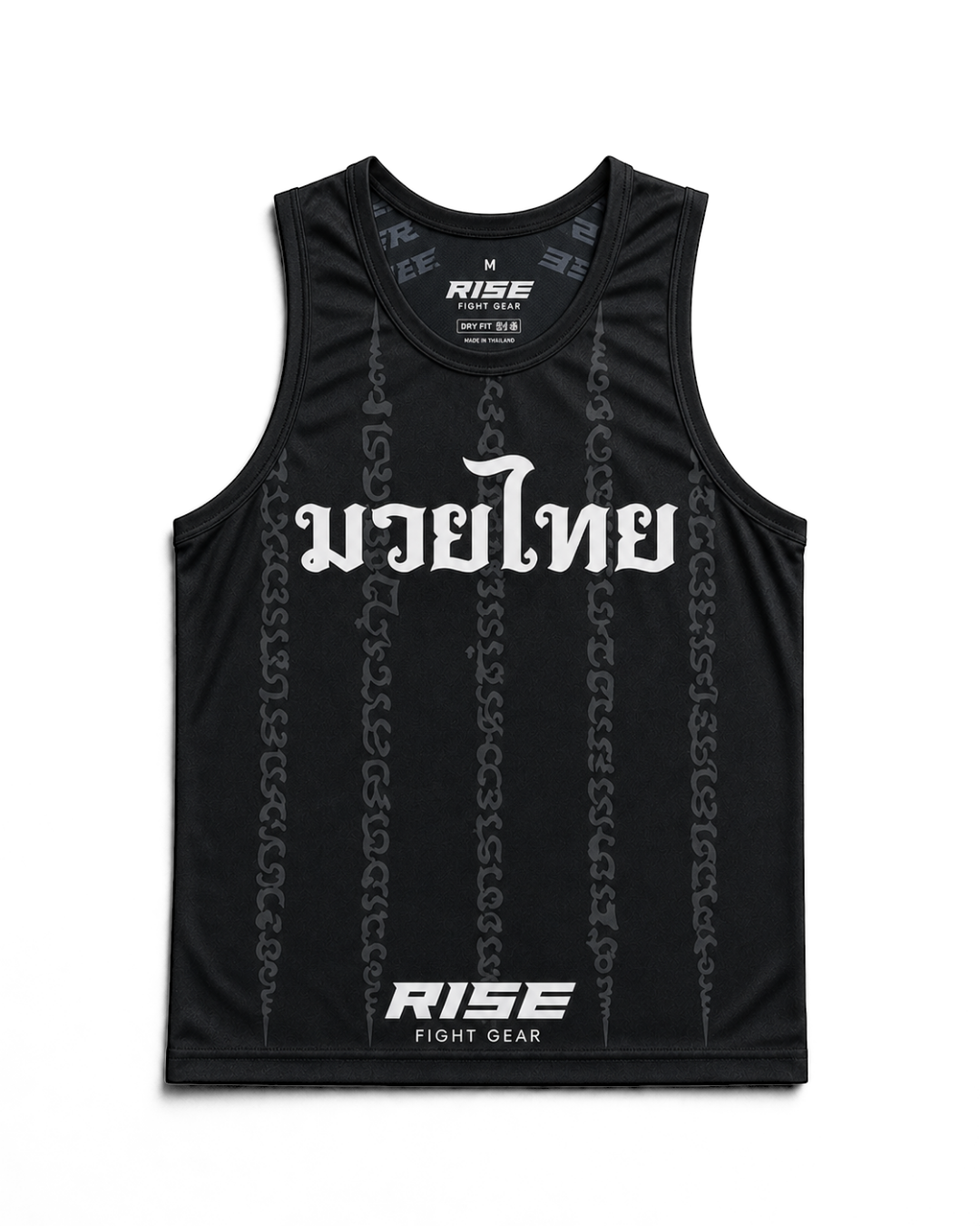 RISE MUAY THAI SAK YANT TANK TOP (BLACK)