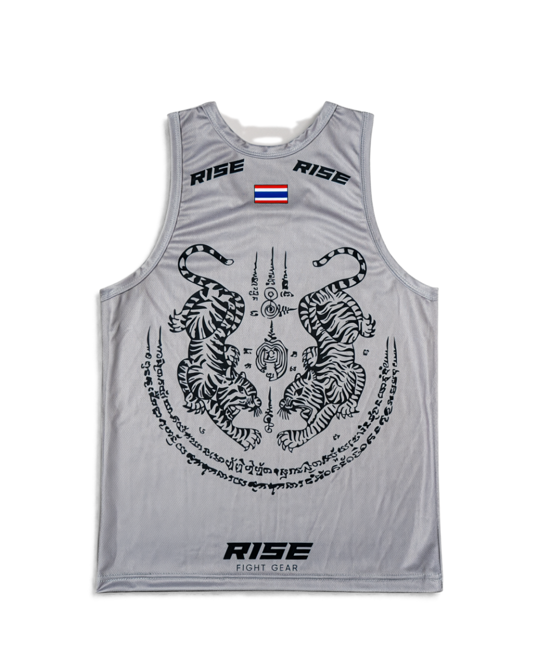 RISE MUAY THAI SAK YANT TANK TOP (GREY)