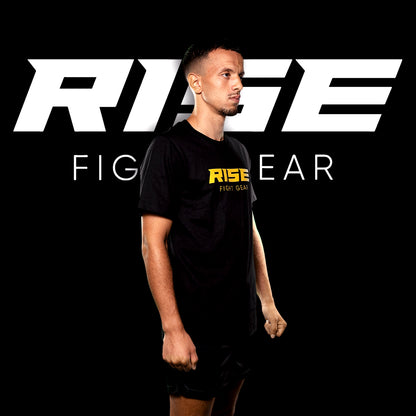 RISE COTTON T-SHIRT (BLACK)