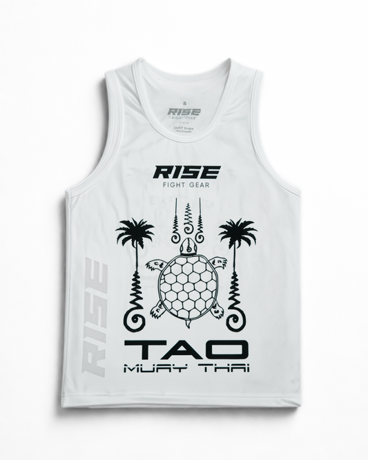 RISE X TAO TANK TOP (WHITE)