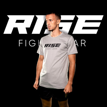 RISE COTTON T-SHIRT (GREY)