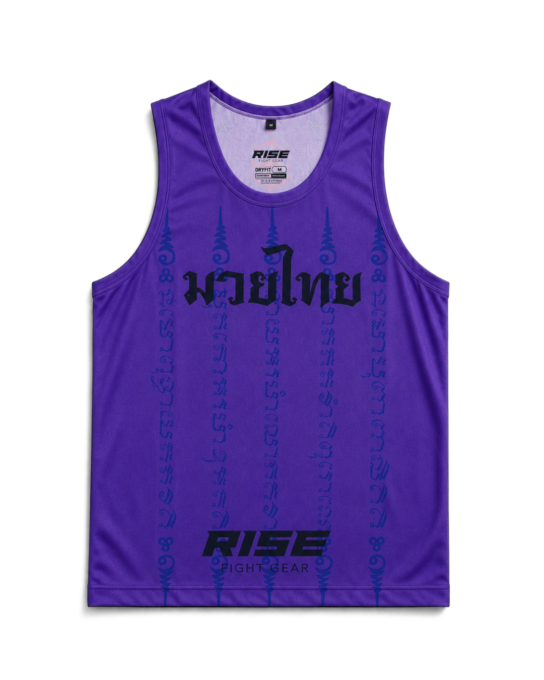 RISE MUAY THAI SAK YANT TANK TOP (PURPLE)