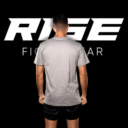 RISE COTTON T-SHIRT (GREY)