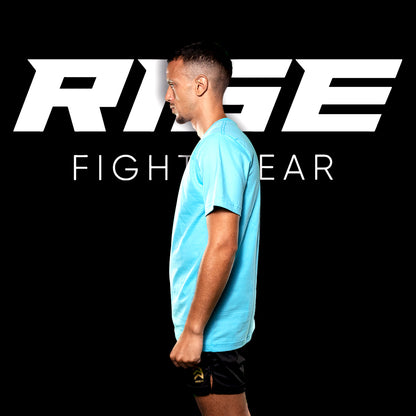 RISE COTTON T-SHIRT (BLUE)