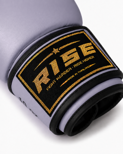 RISE BOXING GLOVES (PURPLE GREY)