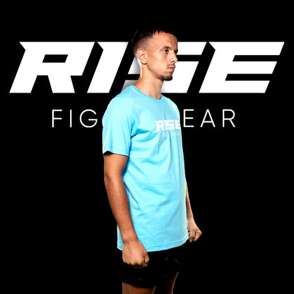 RISE COTTON T-SHIRT (BLUE)