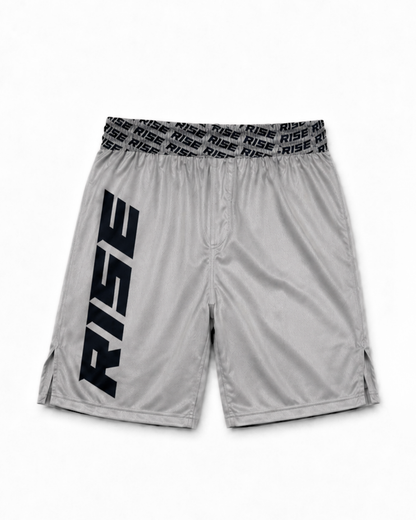 RISE GYM SHORTS 2024 (GREY/BLACK)