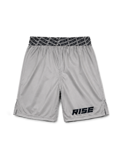 RISE GYM SHORTS 2024 (GREY/BLACK)