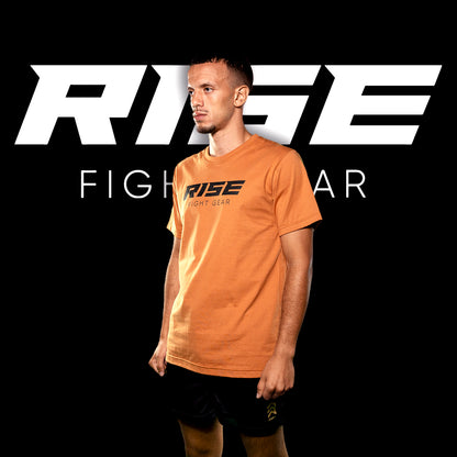 RISE COTTON T-SHIRT (BROWN)