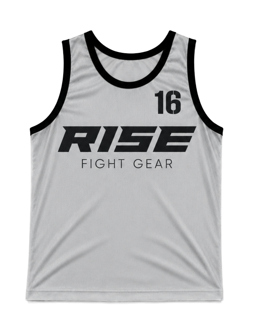 RISE BASKETBALL JERSEY No.16 (GREY/BLACK)