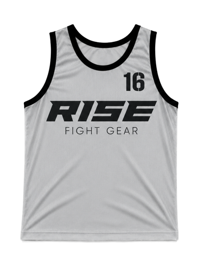 RISE BASKETBALL JERSEY No.16 (GREY/BLACK)
