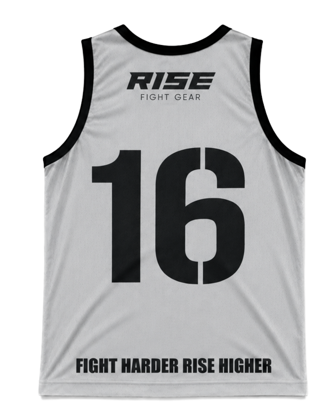 RISE BASKETBALL JERSEY No.16 (GREY/BLACK)