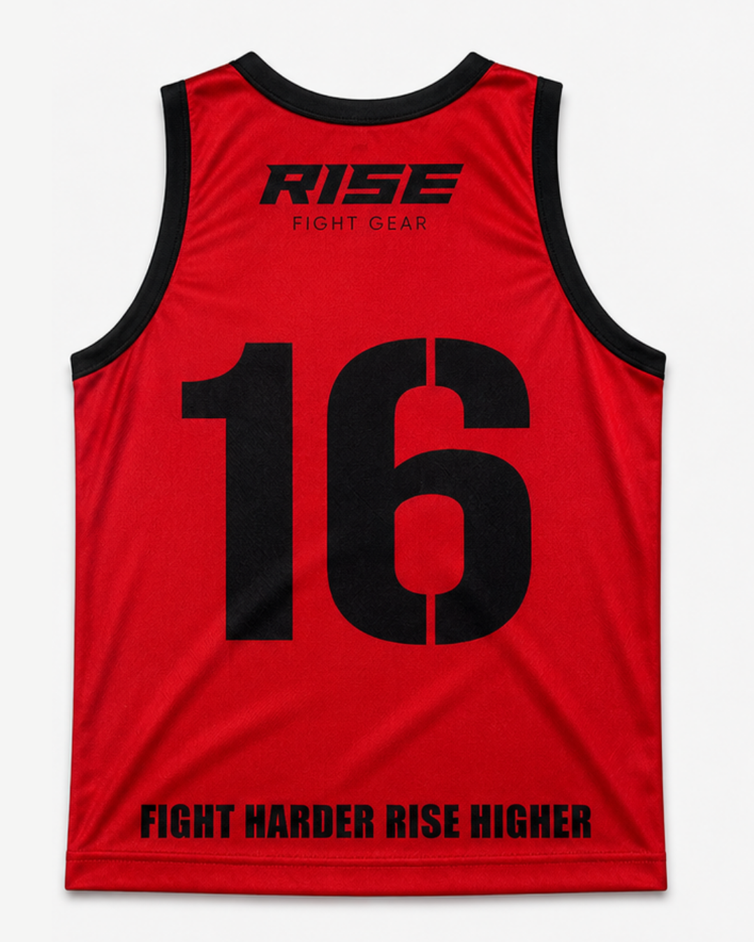 RISE BASKETBALL JERSEY No.16 (RED/BLACK)