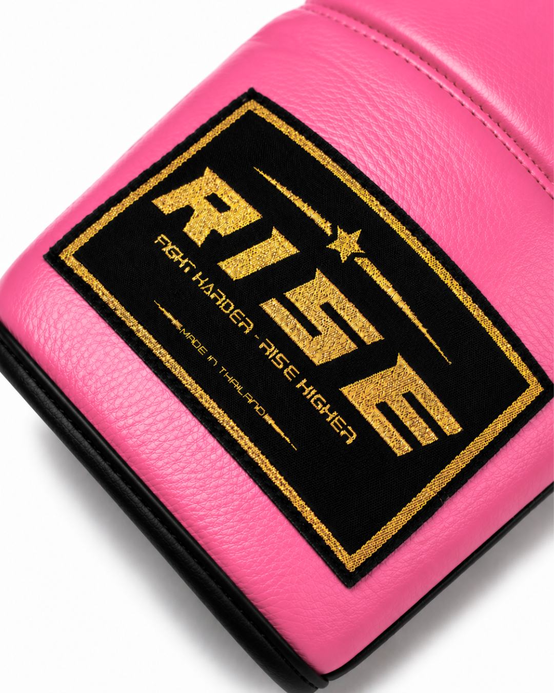 RISE COMPETITION FULLY LEATHER BOXING GLOVES (PINK)