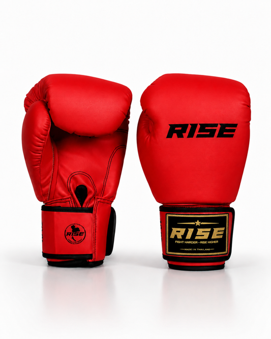 RISE BOXING GLOVES (DARK RED)