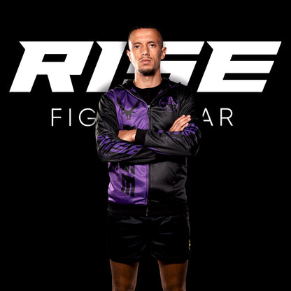 RISE HOODIE JACKET (BLACK/PURPLE)