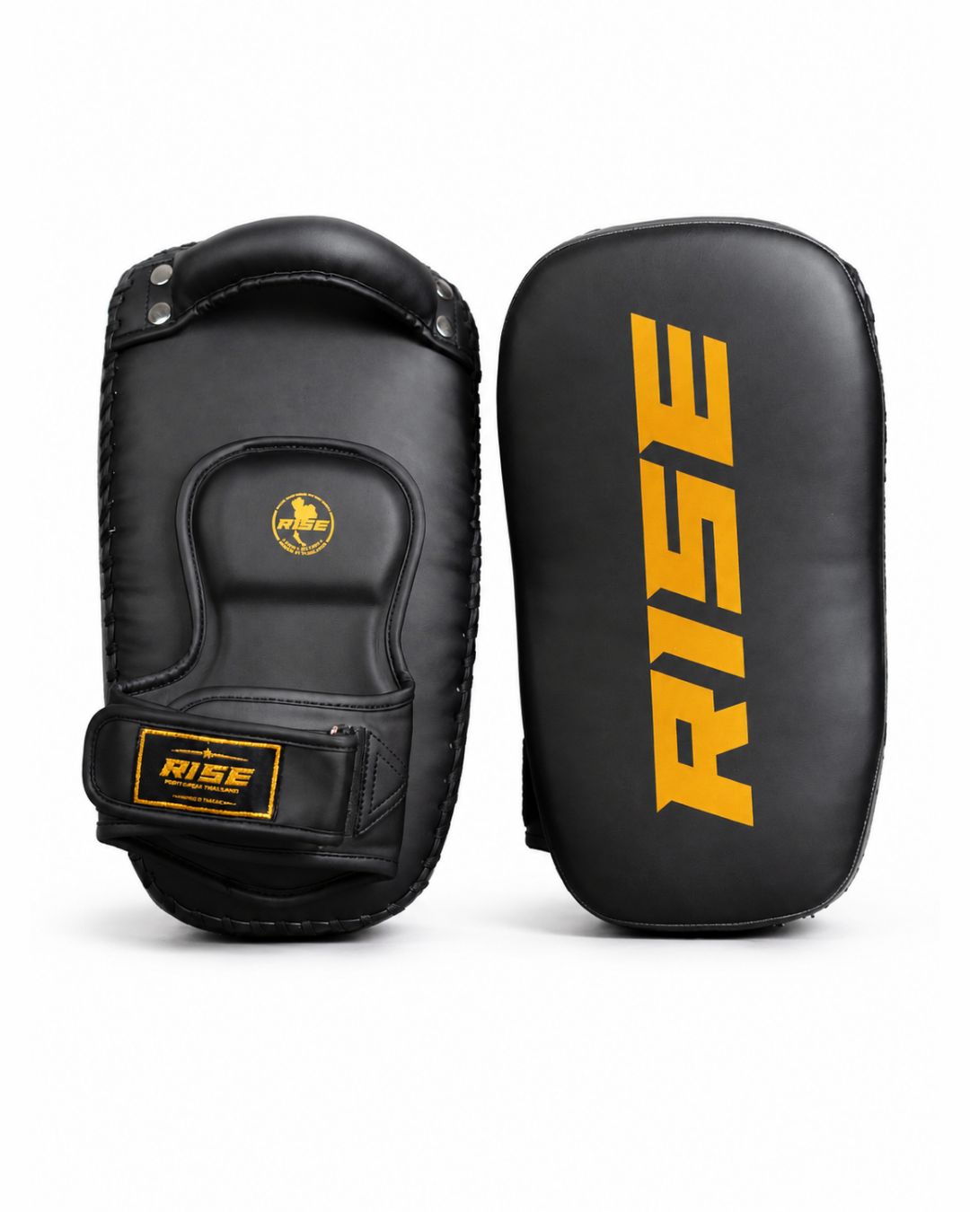 RISE PRO SERIES THAI KICK PAD 1 STRAP (BLACK)