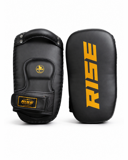 RISE PRO SERIES THAI KICK PAD 1 STRAP (BLACK)