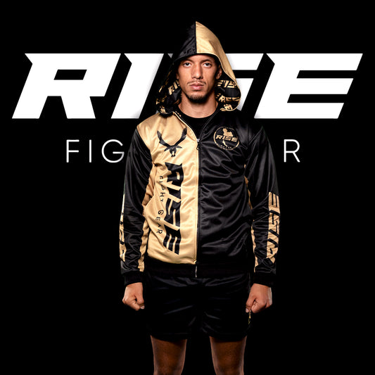 RISE HOODIE JACKET (BLACK/GOLD)