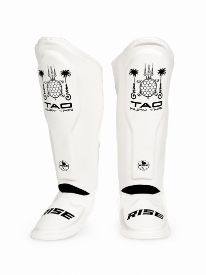 RISE X TAO SHINGUARDS (WHITE)
