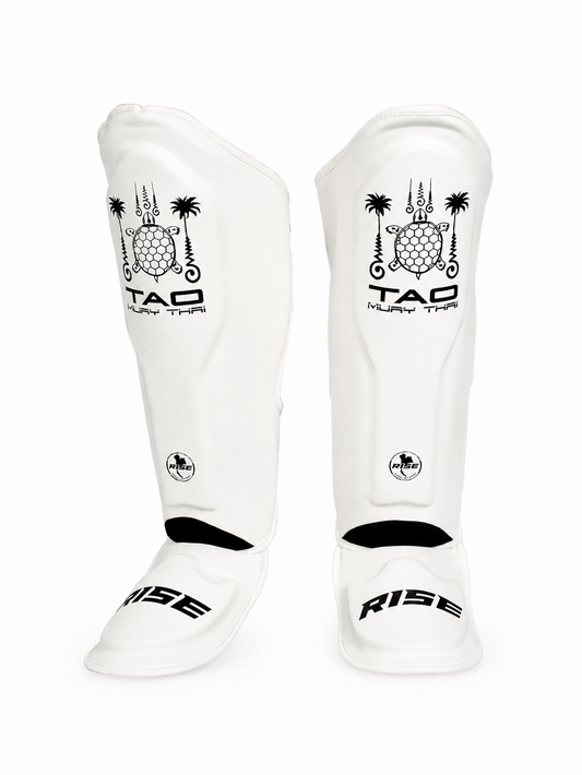RISE X TAO SHINGUARDS (WHITE)