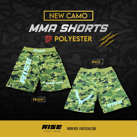 RISE MMA  CAMO SHORTS