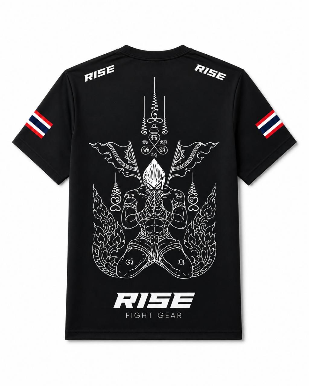 RISE WARRIOR NAK ROB T-SHIRT (BLACK)