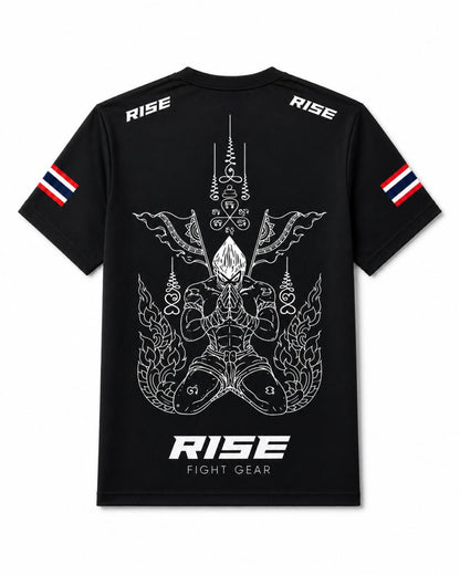 RISE WARRIOR NAK ROB T-SHIRT (BLACK)
