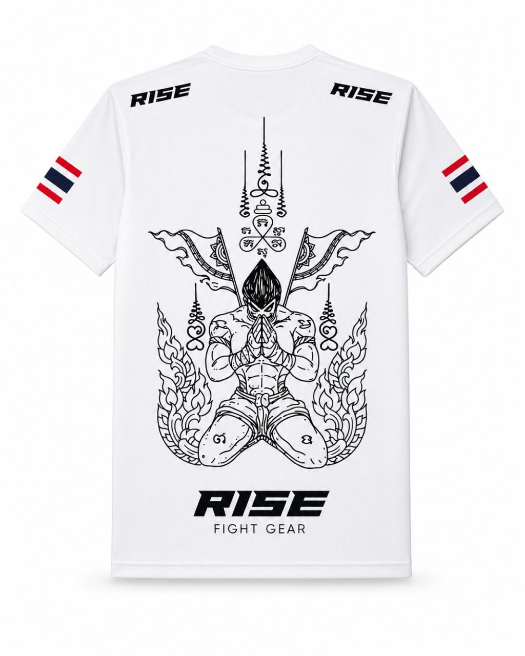 RISE WARRIOR NAK ROB T-SHIRT (WHITE)